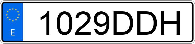 Numer rejestracyjny 1029DDH posiada MERCEDES CLK (208-209)