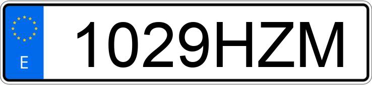 Numer rejestracyjny 1029HZM posiada MITSUBISHI ASX