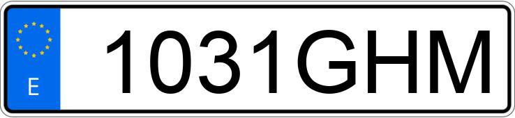 Numer rejestracyjny 1031GHM posiada FIAT 500 Numer rejestracyjny 1031GHM posiada FIAT 500