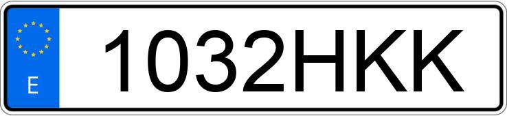 Numer rejestracyjny 1032HKK posiada OPEL ASTRA