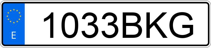 Numer rejestracyjny 1033BKG posiada DAEWOO LANOS