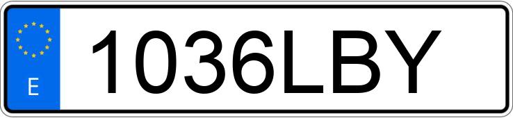 Numer rejestracyjny 1036LBY posiada BMW SERIE 1 Numer rejestracyjny 1036LBY posiada BMW SERIE 1