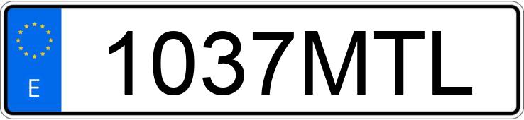 Numer rejestracyjny 1037MTL posiada BMW SERIE 4