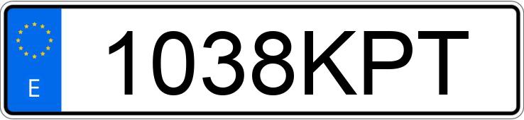 Numer rejestracyjny 1038KPT posiada HYUNDAI IONIQ Numer rejestracyjny 1038KPT posiada HYUNDAI IONIQ