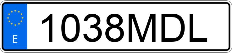 Numer rejestracyjny 1038MDL posiada OPEL MOKKA