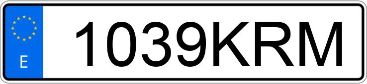 Numer rejestracyjny 1039KRM posiada SEAT LEON Numer rejestracyjny 1039KRM posiada SEAT LEON