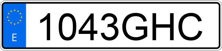 Numer rejestracyjny 1043GHC posiada SKODA FABIA Numer rejestracyjny 1043GHC posiada SKODA FABIA