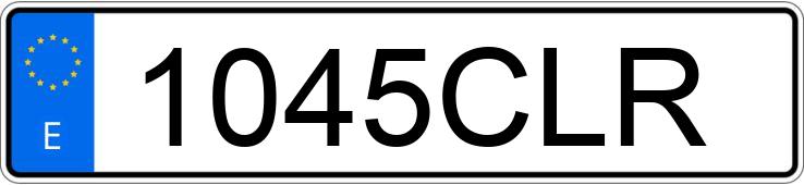 Numer rejestracyjny 1045CLR posiada SEAT IBIZA Numer rejestracyjny 1045CLR posiada SEAT IBIZA