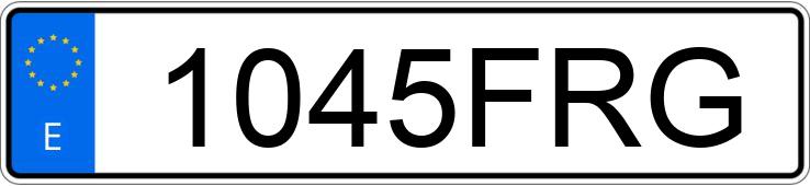 Numer rejestracyjny 1045FRG posiada SKODA SCOUT