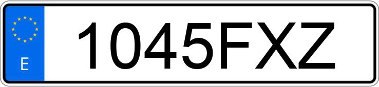 Numer rejestracyjny 1045FXZ posiada VOLKSWAGEN PASSAT