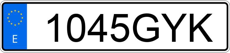 Numer rejestracyjny 1045GYK posiada CITROEN BERLINGO Numer rejestracyjny 1045GYK posiada CITROEN BERLINGO