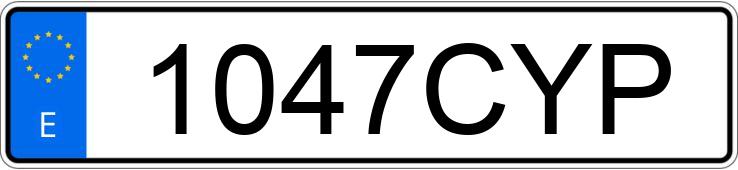 Numer rejestracyjny 1047CYP posiada HYUNDAI SONATA