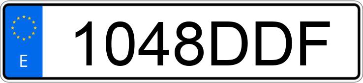 Numer rejestracyjny 1048DDF posiada NISSAN CABSTAR