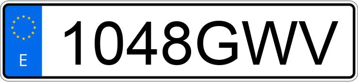 Numer rejestracyjny 1048GWV posiada FIAT PUNTO EVO