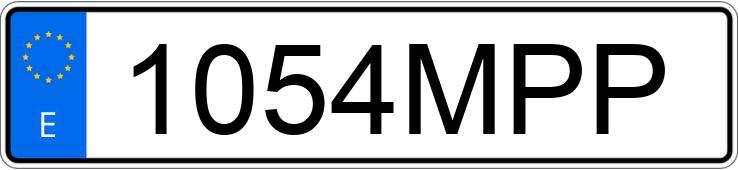 Numer rejestracyjny 1054MPP posiada BMW SERIE 4