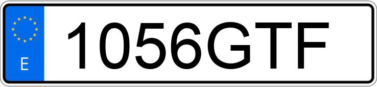 Numer rejestracyjny 1056GTF posiada RENAULT GRAND SCENIC