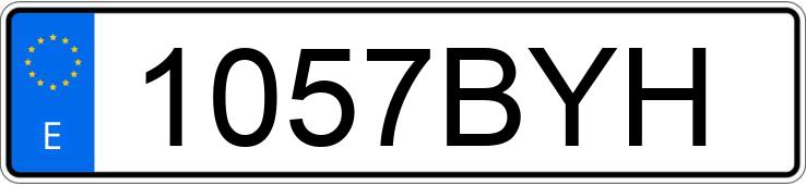 Numer rejestracyjny 1057BYH posiada CITROEN SAXO