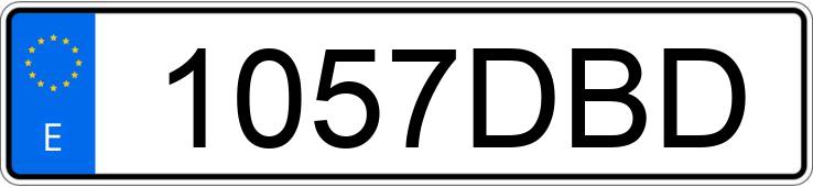 Numer rejestracyjny 1057DBD posiada PEUGEOT 307 Numer rejestracyjny 1057DBD posiada PEUGEOT 307