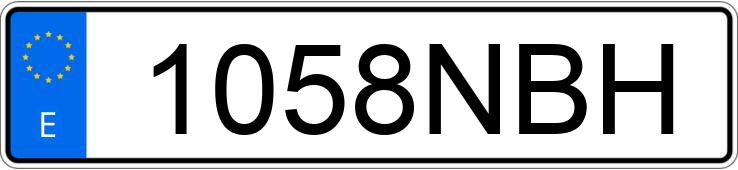 Numer rejestracyjny 1058NBH posiada RENAULT T