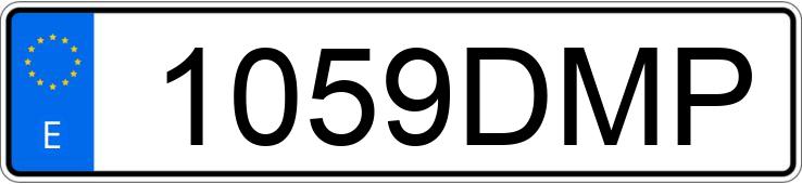 Numer rejestracyjny 1059DMP posiada AUDI A3