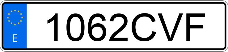 Numer rejestracyjny 1062CVF posiada OPEL CORSA