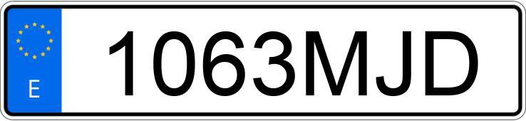 Numer rejestracyjny 1063MJD posiada CUPRA BORN