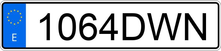 Numer rejestracyjny 1064DWN posiada IVECO EUROTECH CURSOR