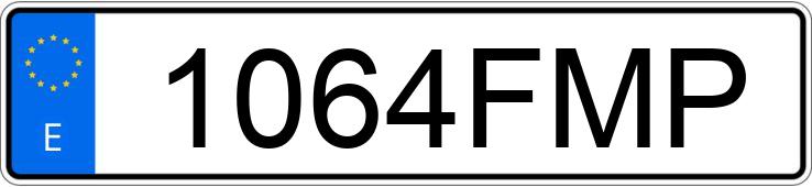 Numer rejestracyjny 1064FMP posiada Audi A4