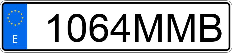 Numer rejestracyjny 1064MMB posiada BMW SERIE 5