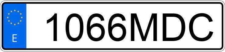 Numer rejestracyjny 1066MDC posiada SEAT ARONA