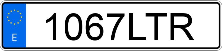 Numer rejestracyjny 1067LTR posiada SILENCE S