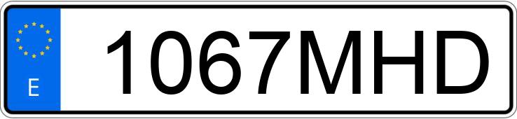 Numer rejestracyjny 1067MHD posiada TOYOTA COROLLA