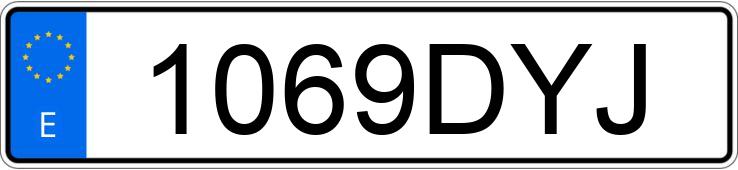 Numer rejestracyjny 1069DYJ posiada SEAT LEON