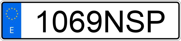 Numer rejestracyjny 1069NSP posiada CITROEN BERLINGO