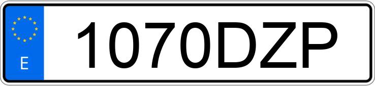 Numer rejestracyjny 1070DZP posiada HYUNDAI SANTA FE