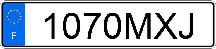 Numer rejestracyjny 1070MXJ posiada TOYOTA COROLLA Numer rejestracyjny 1070MXJ posiada TOYOTA COROLLA