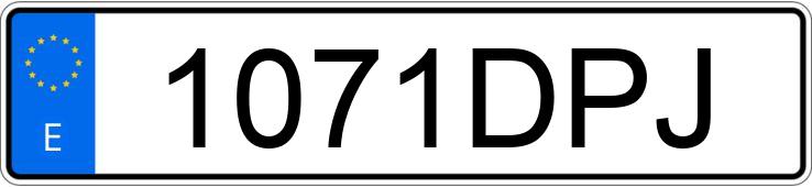 Numer rejestracyjny 1071DPJ posiada FORD FOCUS