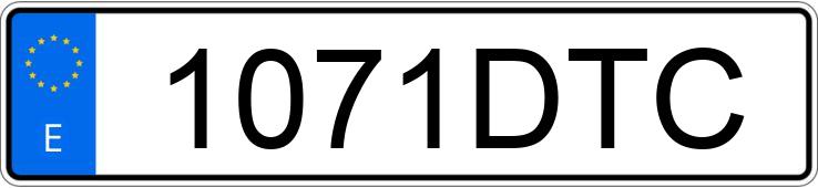 Numer rejestracyjny 1071DTC posiada CITROEN BERLINGO