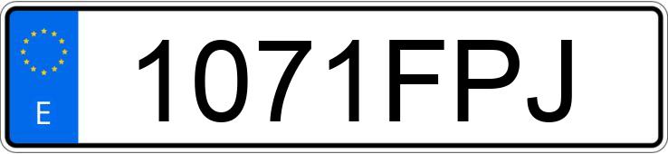 Numer rejestracyjny 1071FPJ posiada OPEL CORSA