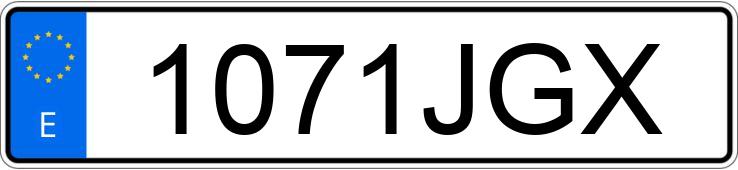 Numer rejestracyjny 1071JGX posiada PEUGEOT 407