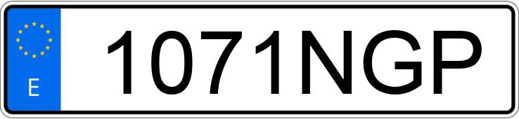 Numer rejestracyjny 1071NGP posiada FIAT DUCATO