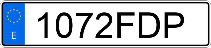 Numer rejestracyjny 1072FDP posiada ASTON MARTIN VANQUISH