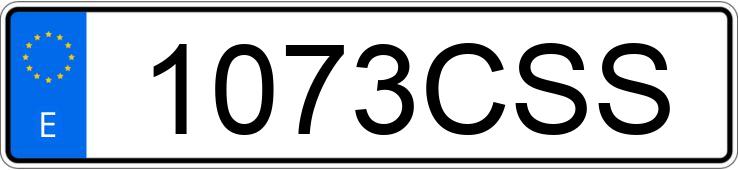 Numer rejestracyjny 1073CSS posiada ALFA ROMEO 147