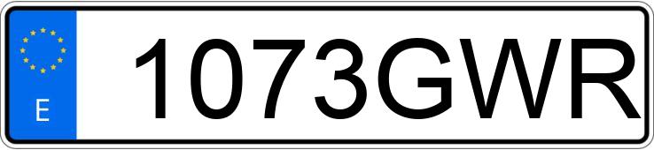 Numer rejestracyjny 1073GWR posiada IVECO DAILY