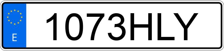 Numer rejestracyjny 1073HLY posiada RENAULT MEGANE SPORT TOURER