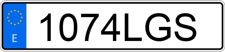 Numer rejestracyjny 1074LGS posiada LAND ROVER RANGE ROVER EVOQUE