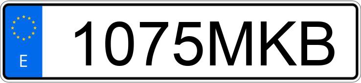 Numer rejestracyjny 1075MKB posiada NISSAN JUKE