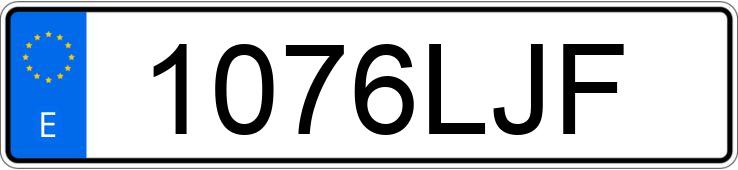 Numer rejestracyjny 1076LJF posiada VOLKSWAGEN GOLF Numer rejestracyjny 1076LJF posiada VOLKSWAGEN GOLF