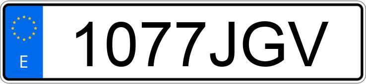 Numer rejestracyjny 1077JGV posiada RENAULT MEGANE COUPE