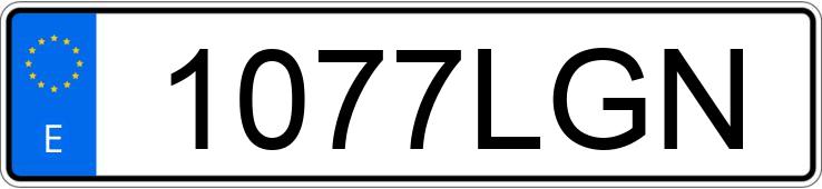 Numer rejestracyjny 1077LGN posiada VOLKSWAGEN TIGUAN